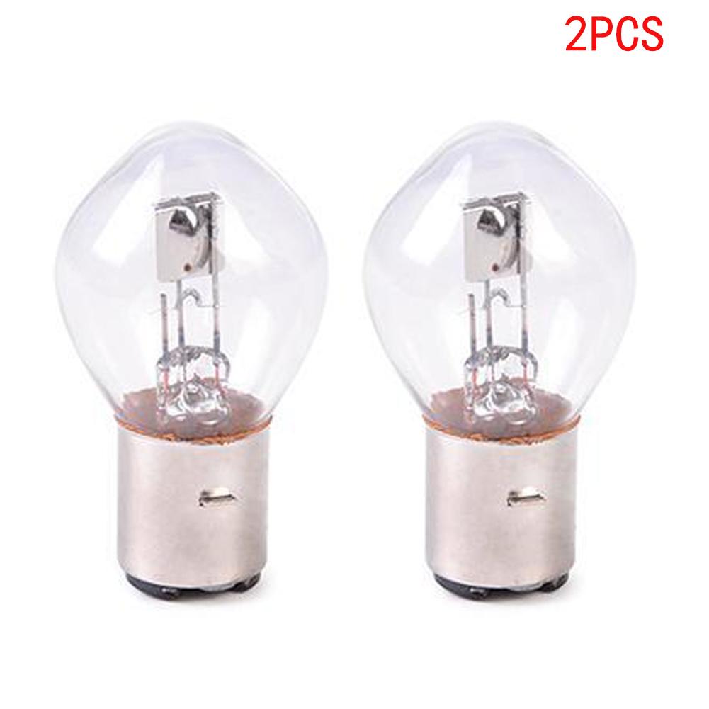 1/2/3pcs High Brightness LED Bulbs 12V 35/35W Halogen Headlight Singal Lamp Bulb Amber For Motorcycle ATV Moped Scooter BA20D