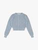 Pink Pineapple Margaret Punching Cardigan_Sky Blue