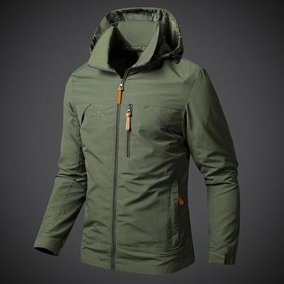 Mens Windbreaker Jackets Waterproof Military Hooded Coat Male New Combat Jackets Men Autumn Outdoor Hiking Biking Bomber Outwear
