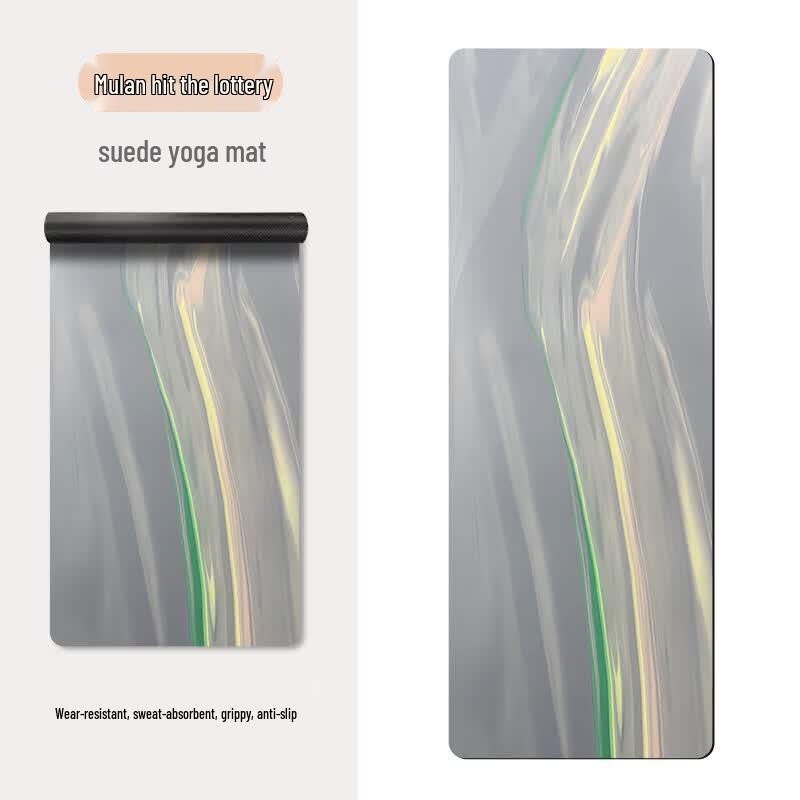 Xinjingzhou Thickened Suede Printed Yoga and Dance Mat