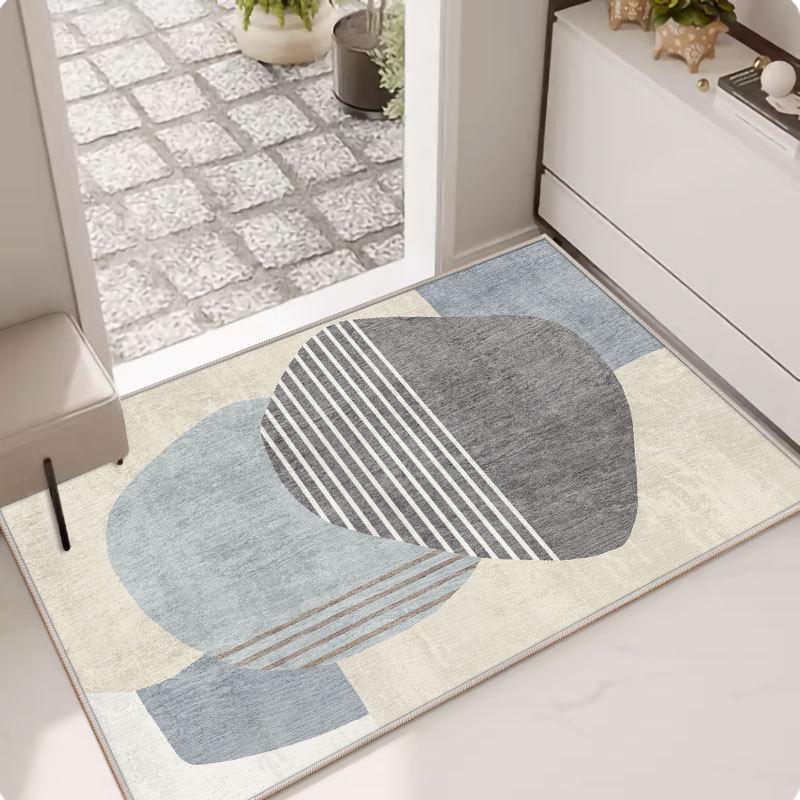 Modern Crystal Velvet Non-Slip Door Mat for Bathroom & Bedroom