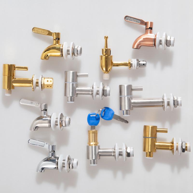 Ceramic Wine Jar with Stainless Steel and Copper Valve Spout