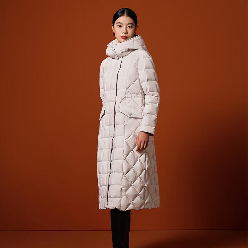 Tanbor Women's Goose Down Long Hooded Parka TB232296