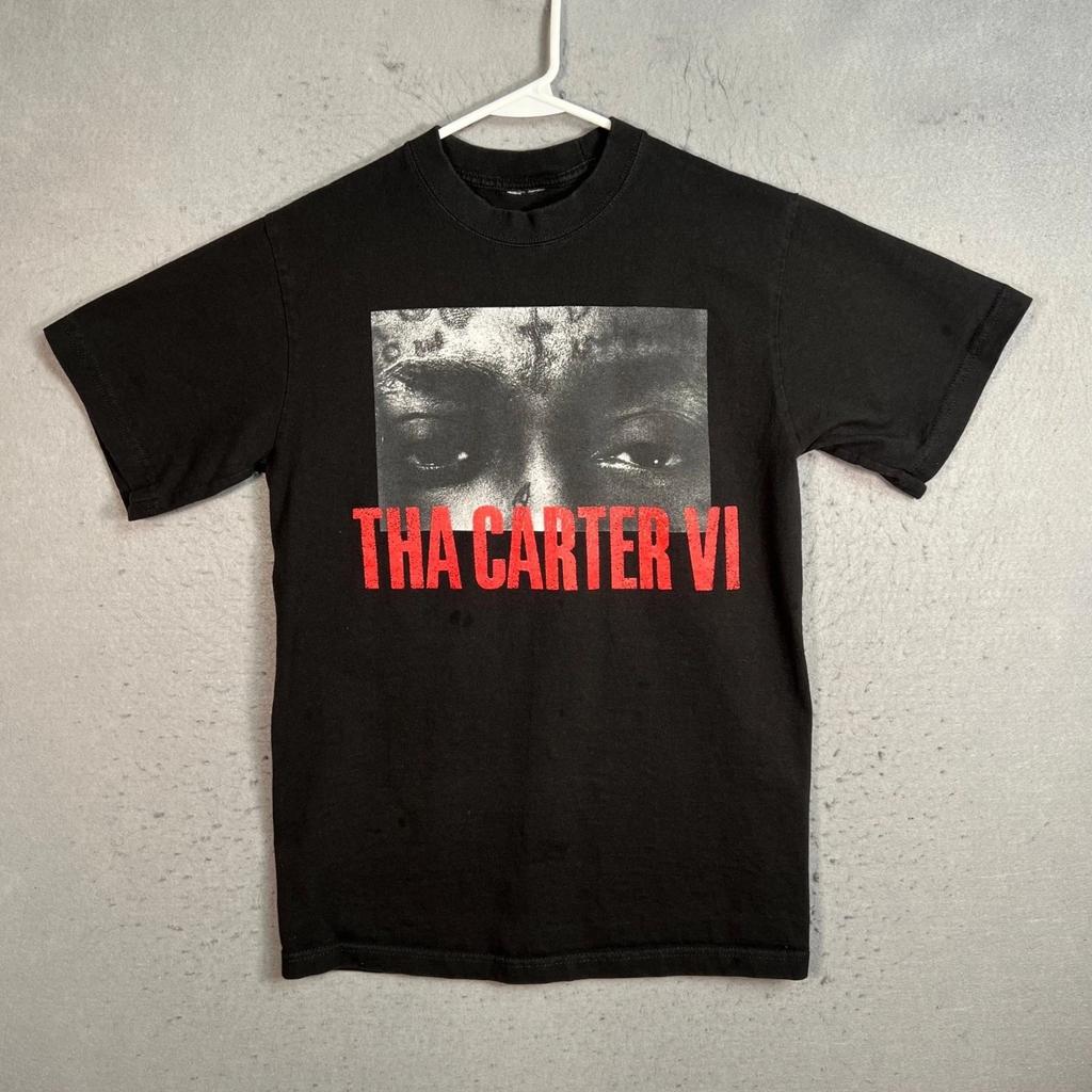 Lil Wayne Tha Carter VI Black Graphic T-Shirt Adult Medium Mens 100% Cotton