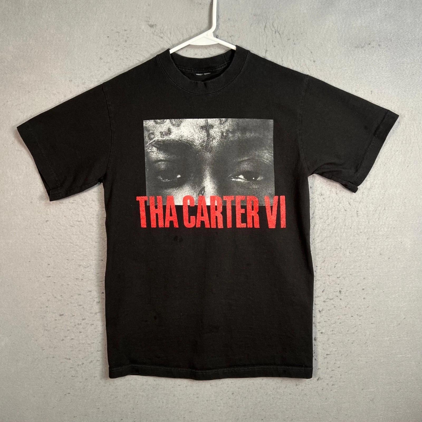 

Lil Wayne Tha Carter VI Black Graphic T-Shirt Adult Medium Mens 100% Cotton M