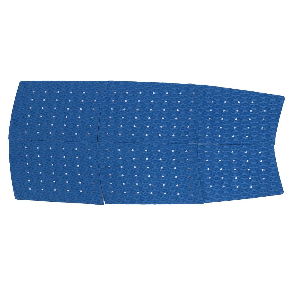 6PCS EVA Anti Slip Full Deck Grip Surfboard Boat Yacht Traction Pad Mat Decoration (Blue)