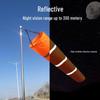 2-Meter Red and White Thickened Oxford Reflective Windsock