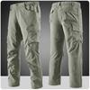 Spring Summer Men's Casual Cargo Pants Workout Joggers Sports Stretch Sweatpants Hiking Tactical Pant with Multi Pockets Trouser