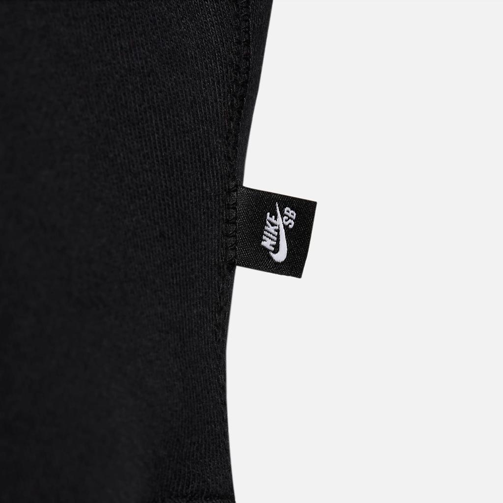 Nike SB X Yuto SS23 Co-Branded Skateboard Fleece Loose Logo Drawstring Pocket Hoodie Men Hoodie Black FN0552-010