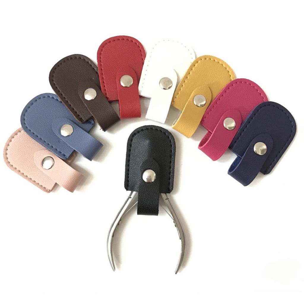 Convenient Scissor Pouches Leather Cover Flexible Scissor Sheath Scissor Accessaries Suitable for Various Scissor