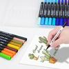 12-120 Colors Markers Set Dual Tip Brush Pen Fine Tip Painting Watercolor Art Marker Pens for Manga Art Drawing Supplies