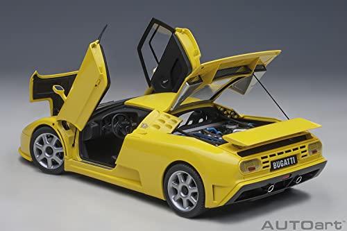 AUTOart 1/18 Bugatti EB110 SS Yellow Finished Product 70918