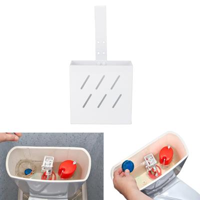 Ing Toilet Cleaner Holder, Stainless Steel Tablet Holder for Home, Hook, Rust Resistant, 11X11X3.5Cm, Extends Tablet Life, Simple
