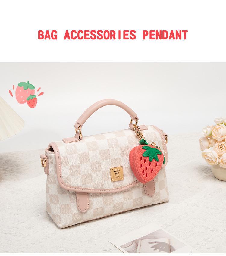 Strawberry-Shaped Multifunctional Coin Purse & Key Bag