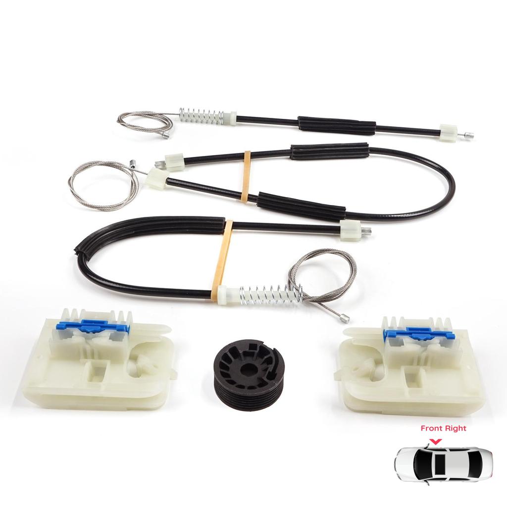 BWR5557 Window Regulator Repair Set Front Right Door for VW Golf MK7 5G 2012-2021 4/5 Door 5G4837462