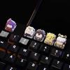 Genshin Impact Artisan Keycap Resin Custom Personalized Keyboard Cap Cute Anime KeyCap for Mechanical Keyboard Accessories Gifts