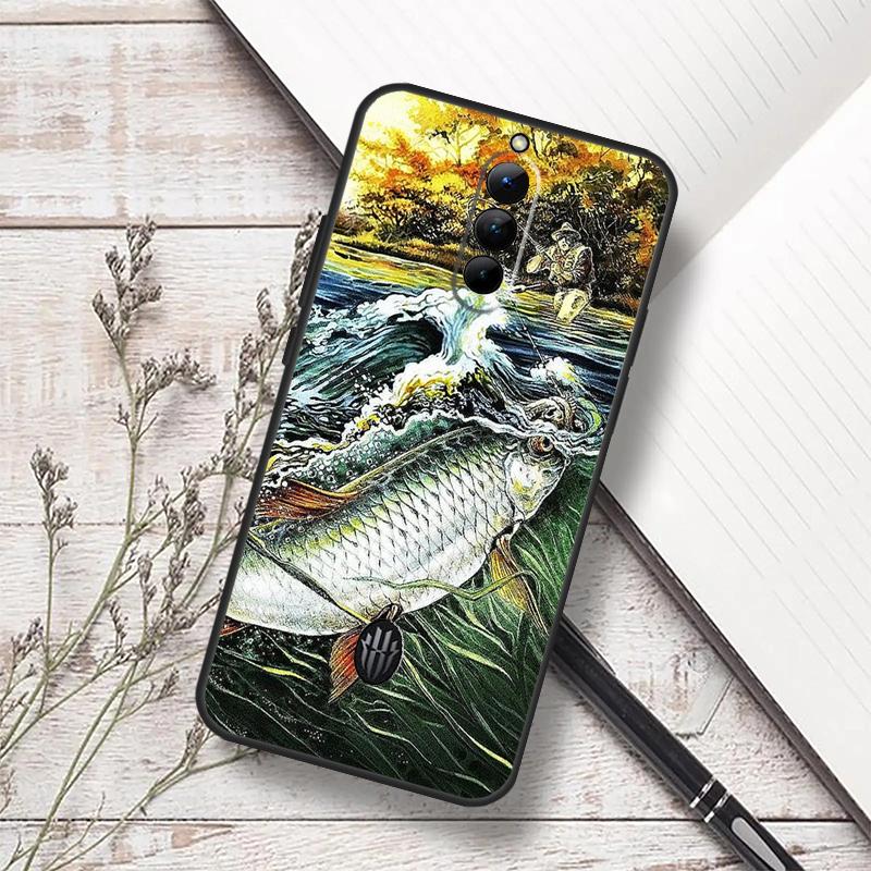 

Fish Fishing Fisherman Case For ZTE Nubia Red Magic 10 Air 6S 7S 7 Pro RedMagic 10S 9S 8S 8 9 10 11 Pro Plus Funda Red Magic 9 Pro