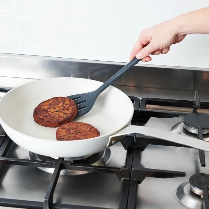 Spatule retourneur - MASTRAD - Tout Silico - Silicone Premium - Résiste 250°C - Ambidextre