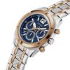 Guess Men's Quartz Watch With Stainless Steel Strap, Stainless Steel Case, Waterproof Quartz Movement, For Daily Gatherings GW0714G3