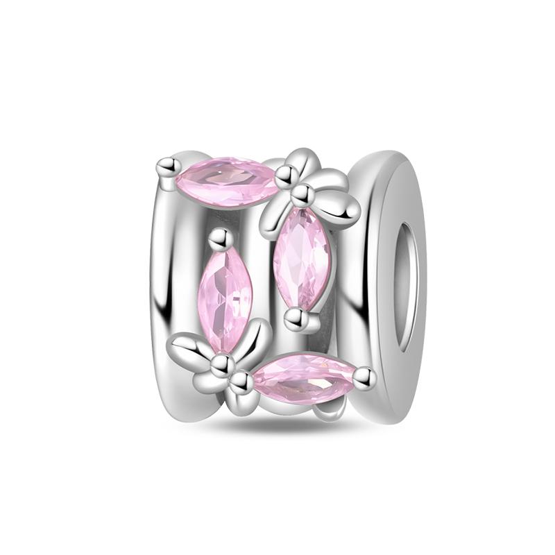 New Copper Color Stars Sun Butterfly Safety Buckle Zircon Charms Beads Fit 3Mm Original Bracelets Fine Diy Jewelry