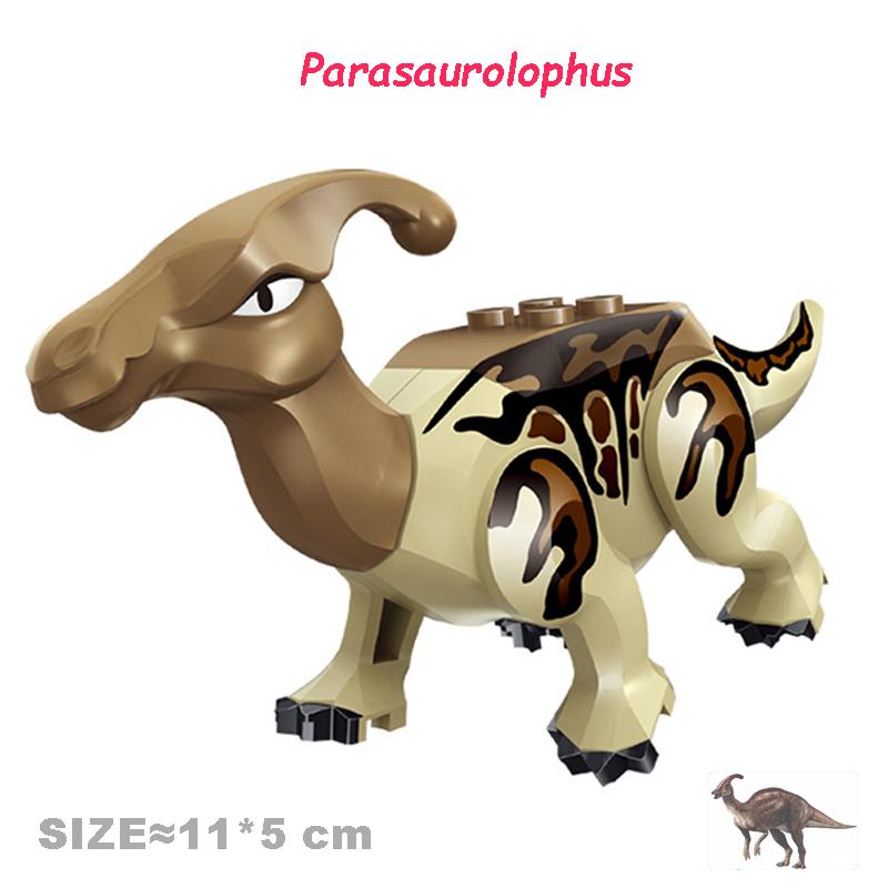 Non-Toxic Jurassic Dinosaurs World Velociraptor Triceratops Indominus T-Rex Model Building Blocks Assemble Educational Toys For Kids Gifts