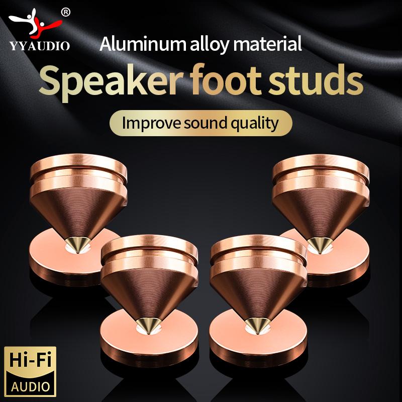 1Pc/4Pcs Audio Stand Speaker Tip Vertical Foot Audio Speaker Repair Parts Rotary Stand Shock Absorber Nail And Pad AccessoryGood Product