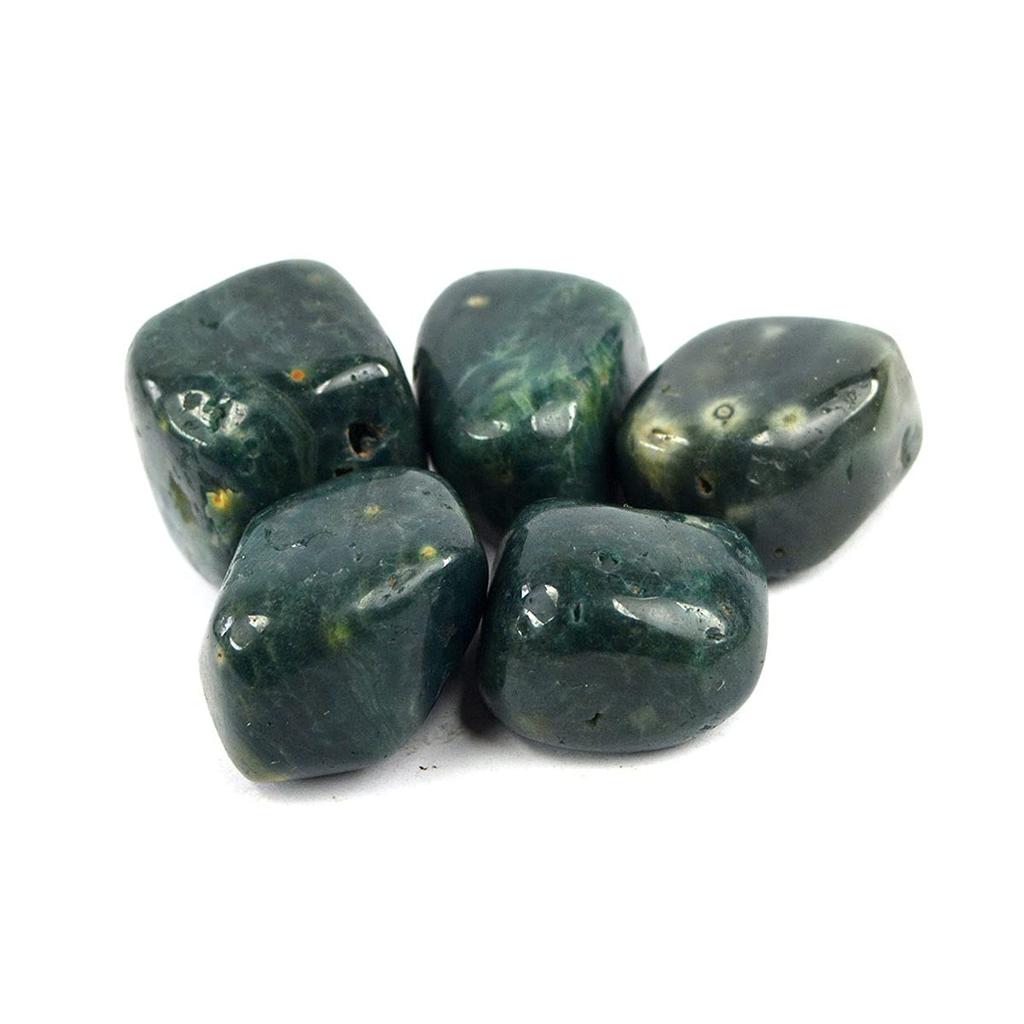 Reiki Crystal Products Natural Ocean Jasper Tumble Stone Raw Rough Stone Tumbled Pack of 50 Gram