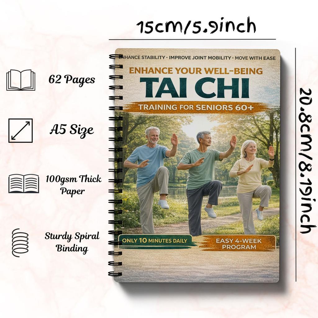 Tai Chi Exercise: Suitable for The Elderly: 10 Minutes of Gentle Exercise To Improve Joint Flexibility and Confidence