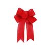 Christmas Decorations Red/Khaki Diy Bow Crafts Christmas Tree Decorations Flocking Cloth Bow Tie Charms For Christmas Atmosphere