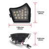 2Pcs Led Rearview Mirror Downlights Suitable For S60 S80 V50 V70 Xc70 And Xc90 Cars