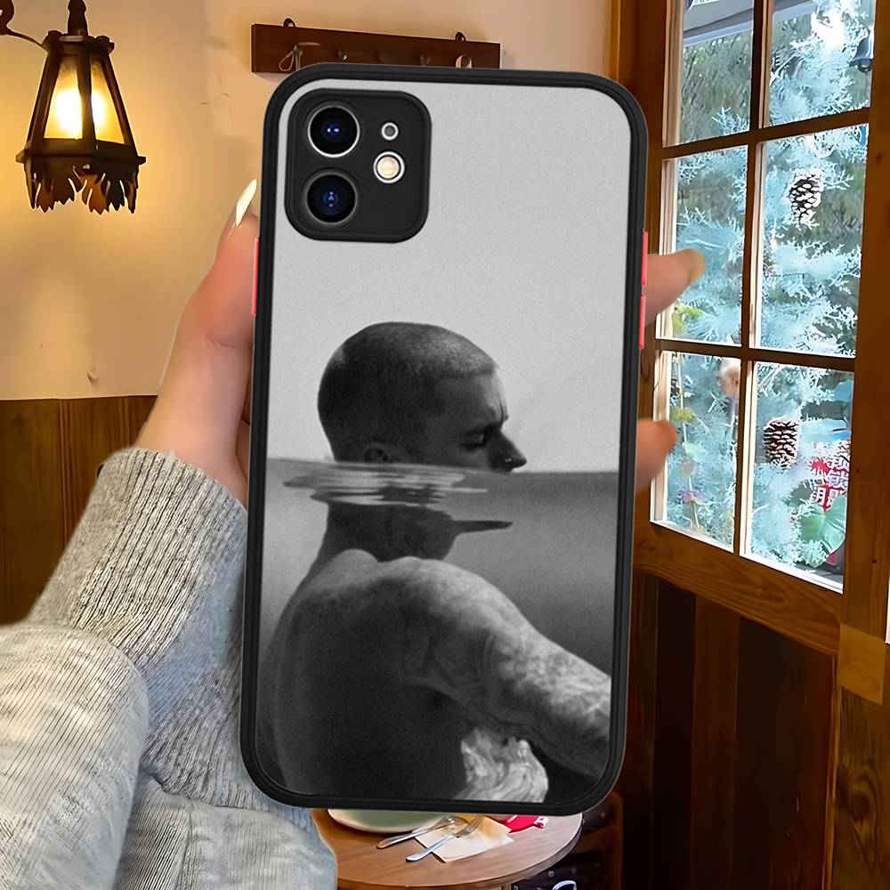 Singer Justin B-Bieber Phone Case For IPhone 13 12 X XS MAX Pro Max 16 15 11 14 Pro Max Shockproof Matte Cover