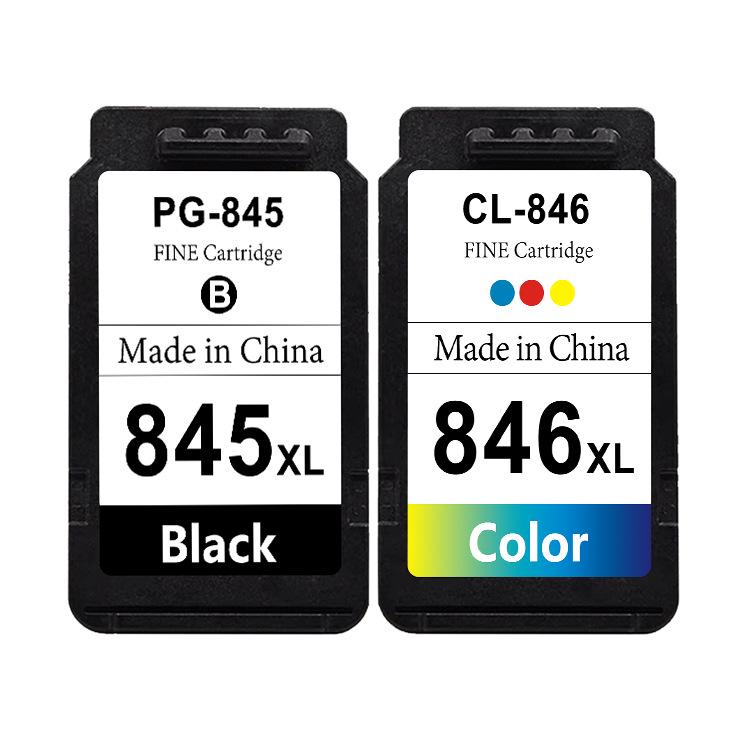 Cartucce d'inchiostro compatibili per Canon PG-845 CL-846: Serie TS3180, 208, MX498, MG2400, 2580, 2980.