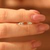 Silver Art Yuan S925 Retro French Luxury Diamond Ring for Women