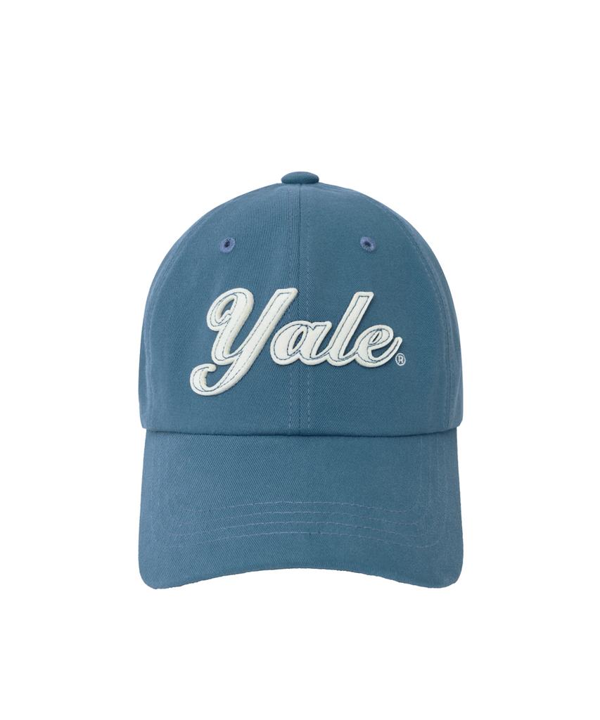 YALE Felt Applique Ball Cap_Blue