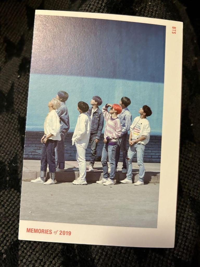 [USED] BTS Memories 2019 Jungkook trading card