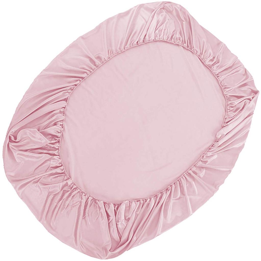 Single 100% Cotton Futon Cover, One-Touch Fitted Sheet for Extra Thick Futons, Washable, Dust Mite Resistant, Antibacterial (Pink, Single, 105x215cm)