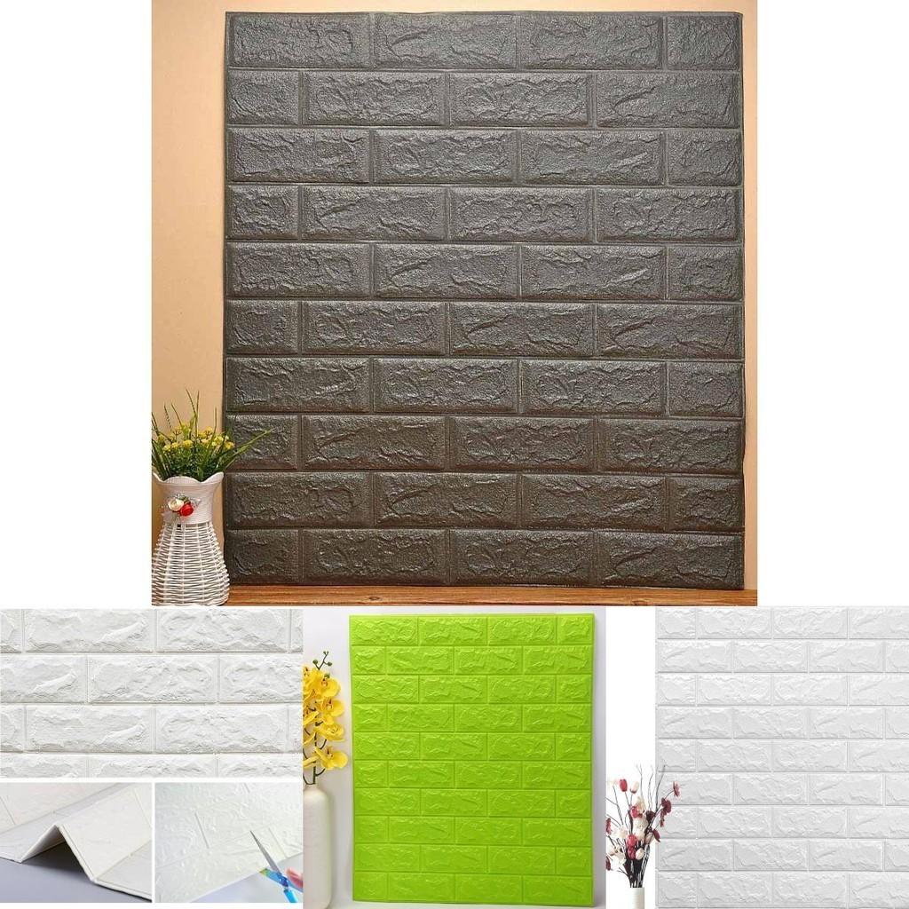 Modern 3d Brick Wall Sticker Self-adhesive Waterproof Panel Decor