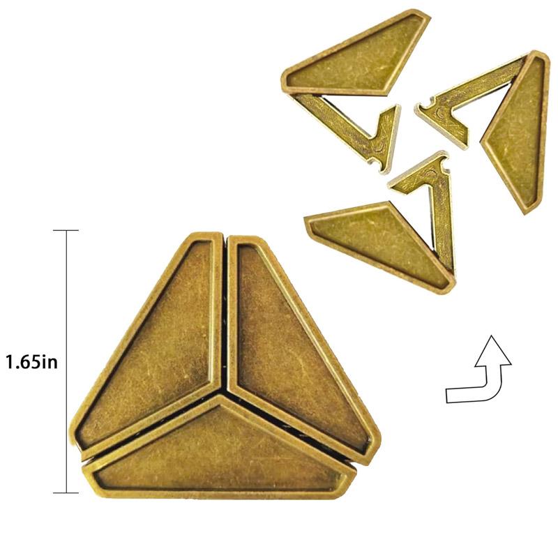 Brain Metal Teasers Puzzles For Kids Adults 3Pcs Unlock Interlocking Toys Iq Logic Test Disentanglement Educational Best Gifts