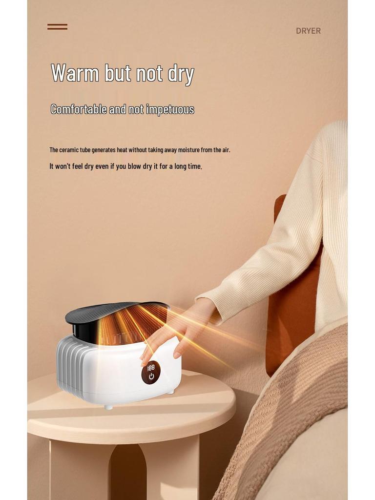 Foldable 3-in-1 Portable Air and Shoe Dryer for Dorms and Travel