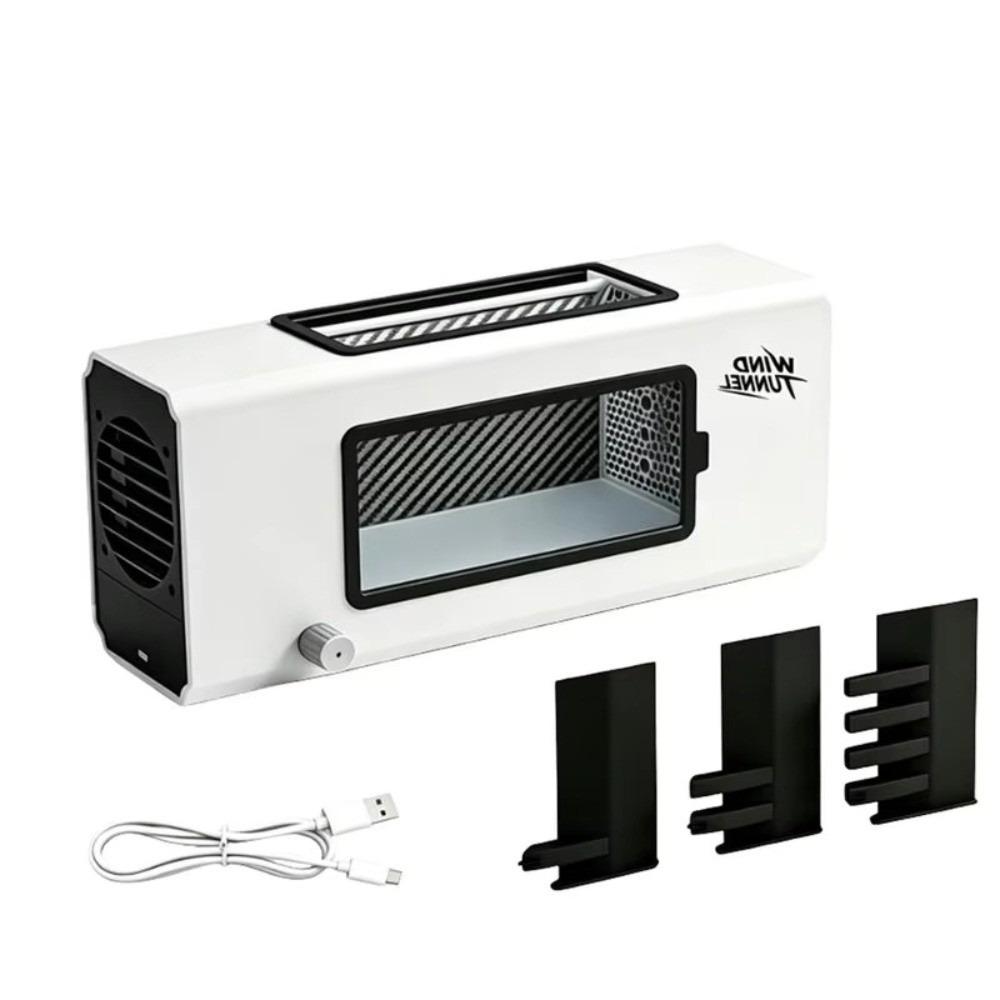 Dynamic Display Wind Tunnel Simulator Clear Flow Path Mini Wind Tunnel Desktop Decoration