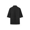 Y-3 Plain Button Long Sleeve Shirt Unisex shirts Black H63082