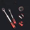 Dichuang Telescopic Ratchet Quick Wrench Set: Auto Release, 1/2" Large, 3/8" Medium, 1/4" Small Socket Repair Tool.