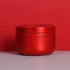 Tea Sealed Box Tea Packaging Jar Round Iron Tinplate Frosted Tea Container Vintage Tea Box Jewelry Candy Small Storage Can