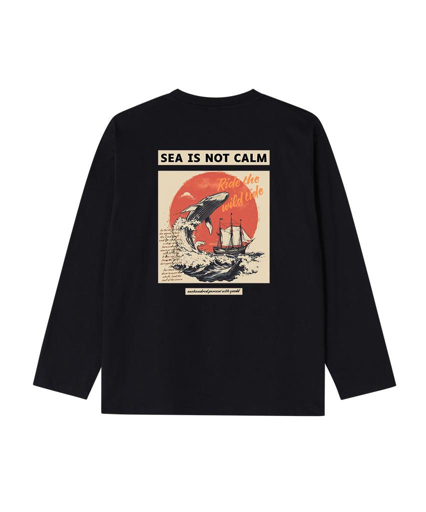 OHP Ohpxgoodd Bwhale Basic Long Sleeve T-Shirt