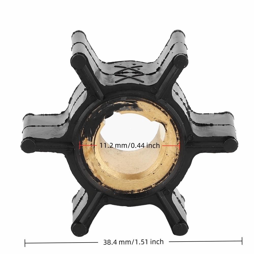 389576 Water Pump Impeller Shock Proof Rubber Impeller Outboard Impeller  Outboard Motor