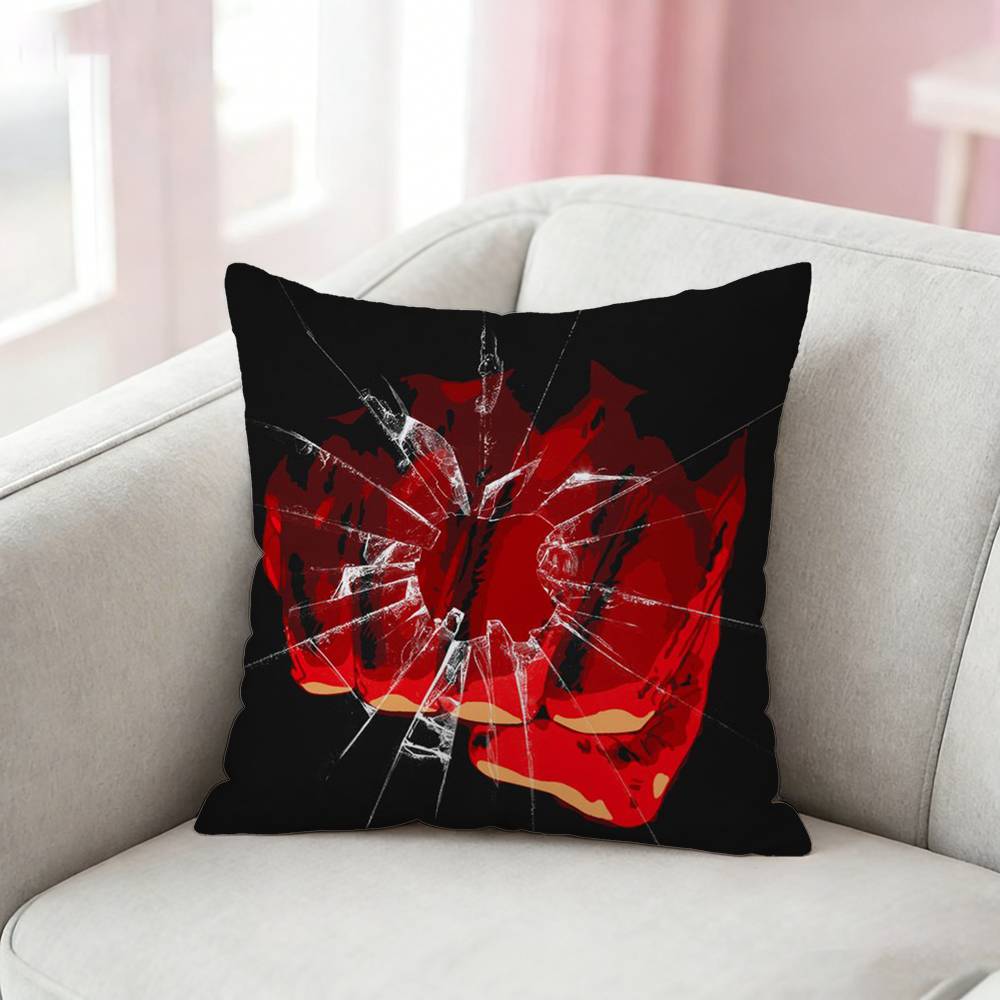 OnePunch Man Pillow Case Pattern Printed Pillowcase For Living Room Sofa Cushion Cover
