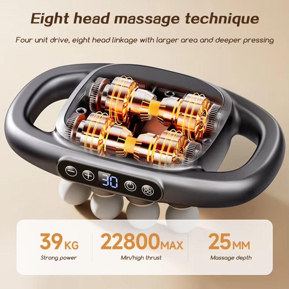 8/12/16-Head Body Massage Machine Electric Neck Shoulder Masajeador  for Muscle Relaxation