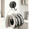 Vacuum Suction Suction Cup Hooks Waterproof Self-adhesive Wall-mounted Hooks Space Saving Reusable No Drilling Hooks Bathroom