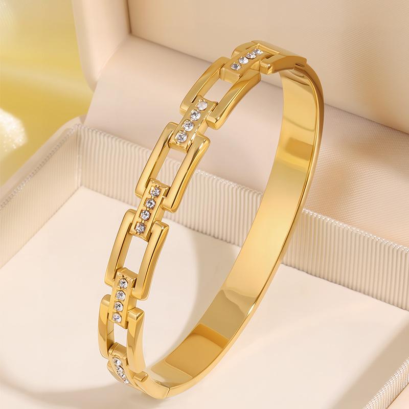 Fashion Couple Style Concentric Buckle Double Buckle Bracelet