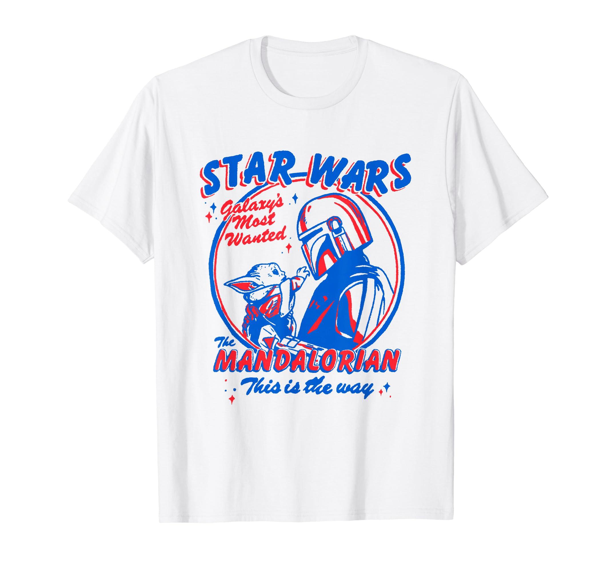 STAR WARS Футболка «Мандалорец и Грогу — самые разыскиваемые в галактике»